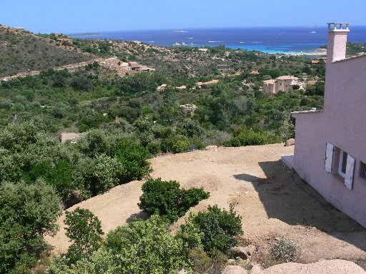 villa chambre vue maquis